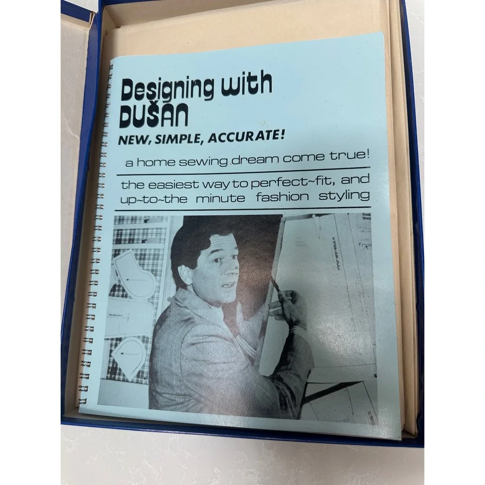 Vintage 1974 Designing with Dusan‎ Magic-Fit Master Pattern Sewing Kit AFI